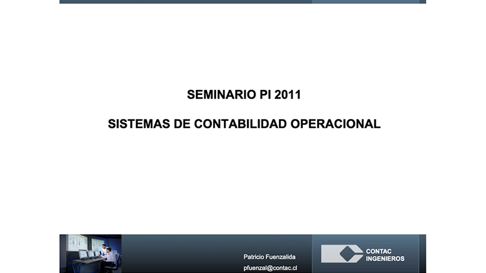 Contac – Sistemas de Contabilidad Operacional (OSI-RS-SCL-2011)
