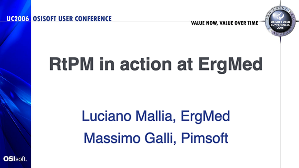 ErgMed – RtPM in Action at ErgMed (OSI-UC 2006)